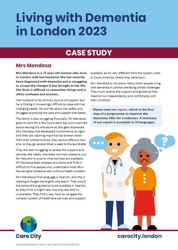 patient with dementia case study