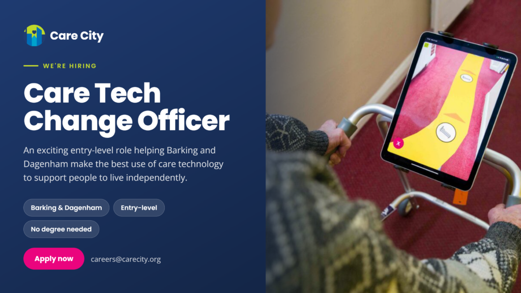 Care Tech Change Officer role advert