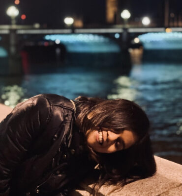 Care City team member Vedika Lall having fun