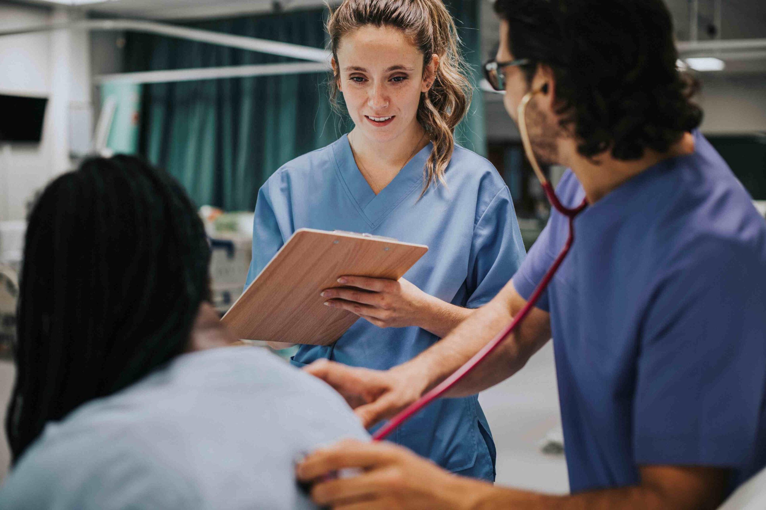 Allied Health Professional patient consultation